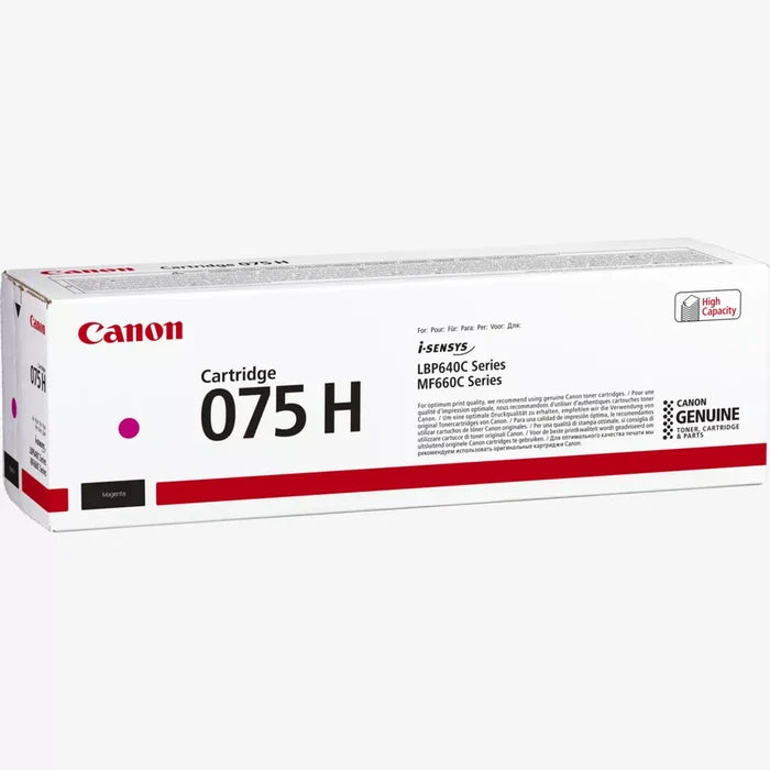Canon 075H High Yield Magenta Original Toner - CRG075HM