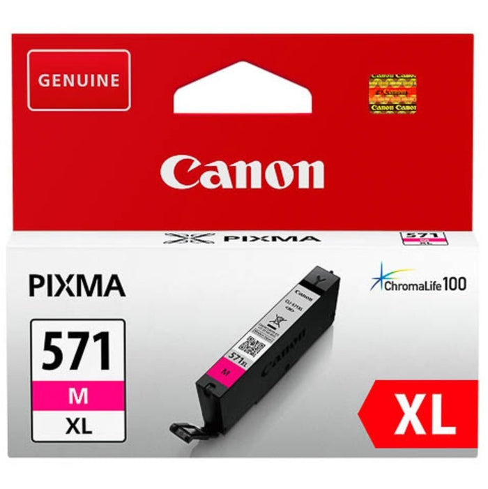 Canon CLI-571 XL Printer Ink Cartridge Magenta - 0333C001