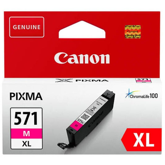 Canon CLI-571 XL Printer Ink Cartridge Magenta - 0333C001