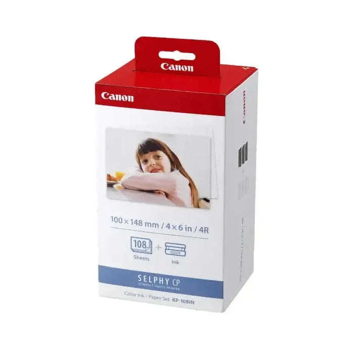 Canon KP108IN Original Colour Ink and Photo Paper Set Triple Pack - KP-108