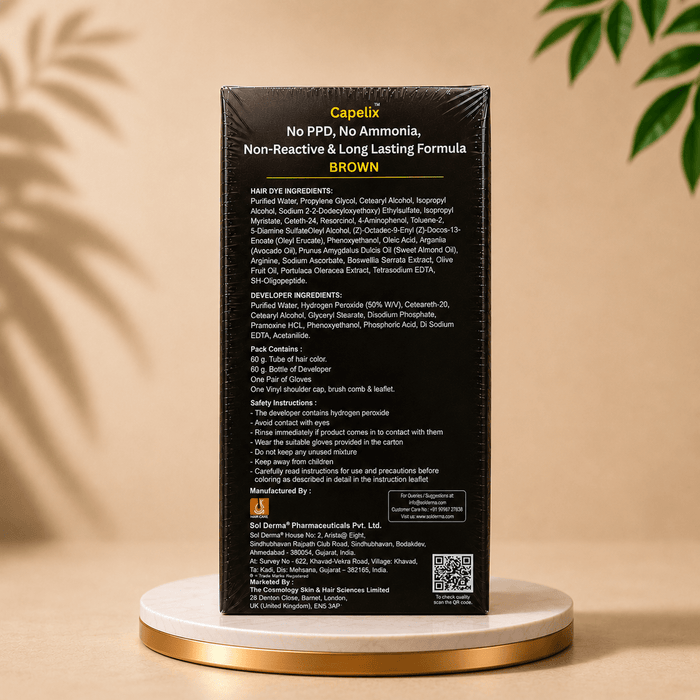 Capelix Hair Color Brown - Cosmosentials
