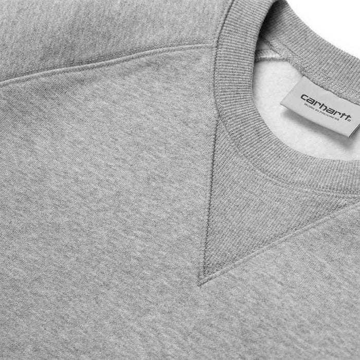 Carhartt WIP CHASE SWEATSHIRT, Grey Heather/Gold