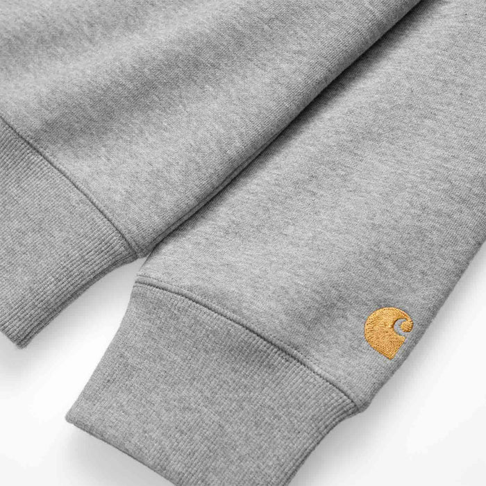 Carhartt WIP CHASE SWEATSHIRT, Grey Heather/Gold