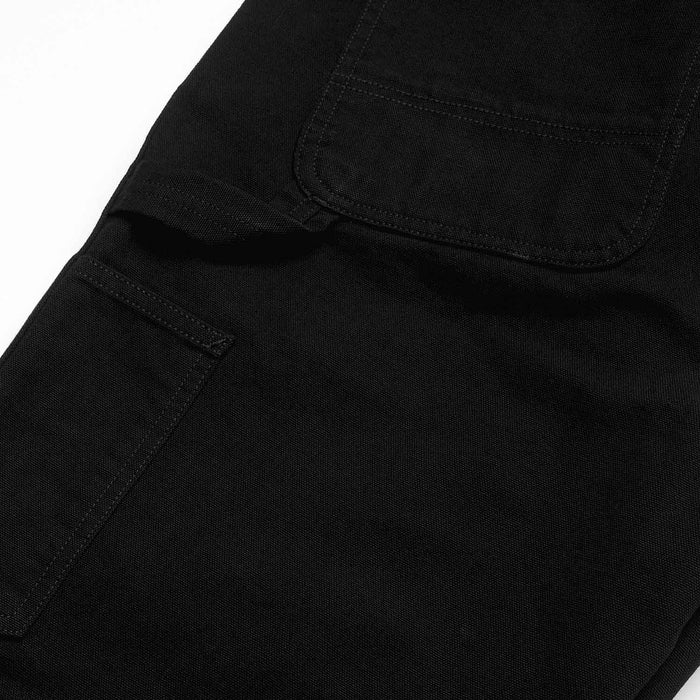 Carhartt WIP DOUBLE KNEE PANT, Black (Rinsed)