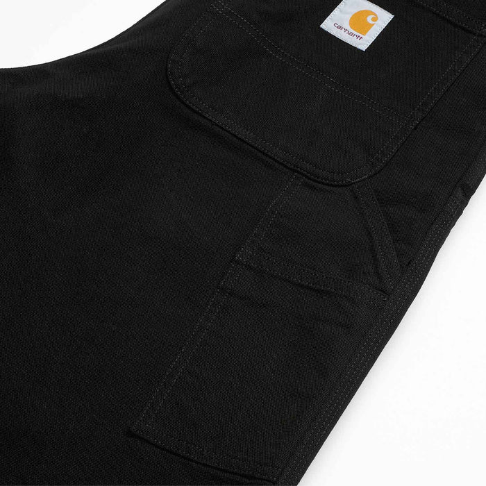 Carhartt WIP DOUBLE KNEE PANT, Black (Rinsed)