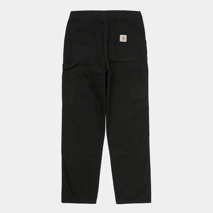 Carhartt WIP DOUBLE KNEE PANT, Black (Rinsed)