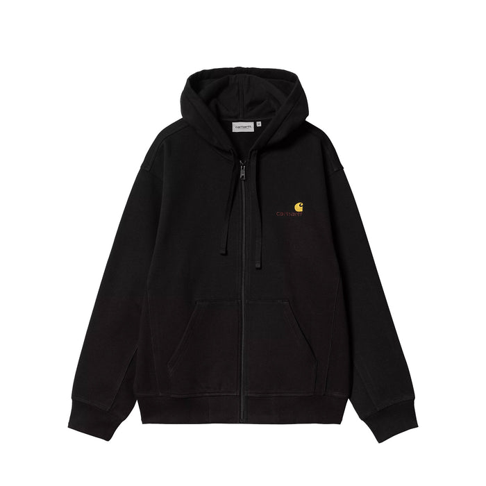 Carhartt WIP HOODED AMERICAN SCRIPT JACKET, Black