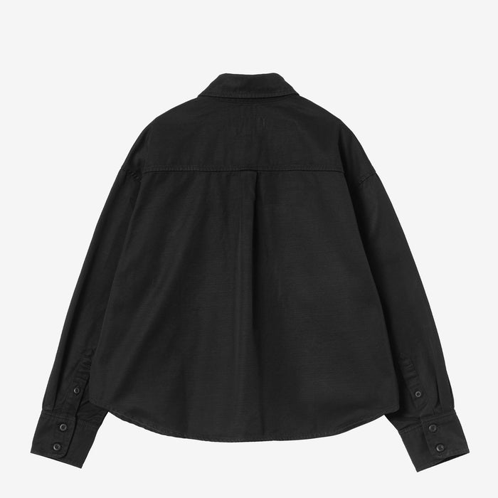 Carhartt WIP W' KELLY SHIRT JACKET, Black Rinsed