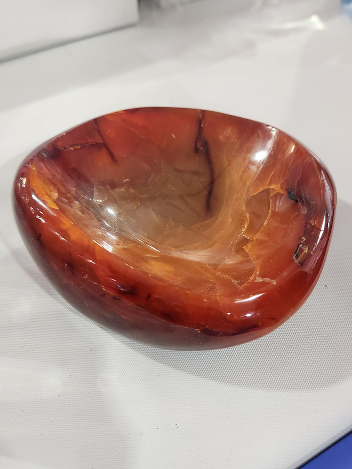 Carnelian Handmade Bowl: A Unique Blend of Beauty, Spirituality, and Functionality | Home Decor - Shwasam