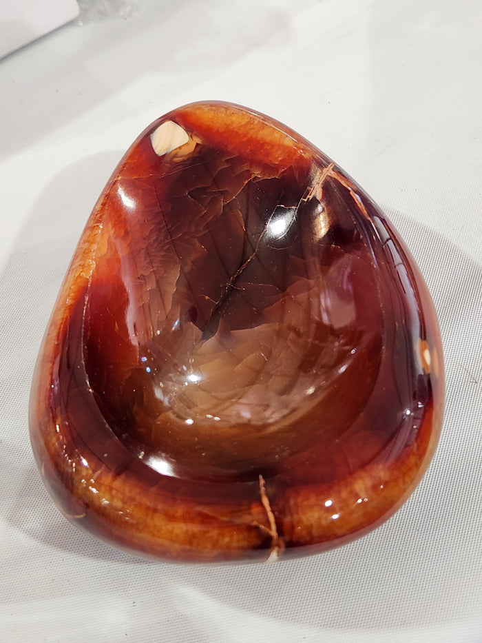 Carnelian Handmade Bowl: A Unique Blend of Beauty, Spirituality, and Functionality | Reiki/Chakra/Healing/Energy | Home Decor - Shwasam