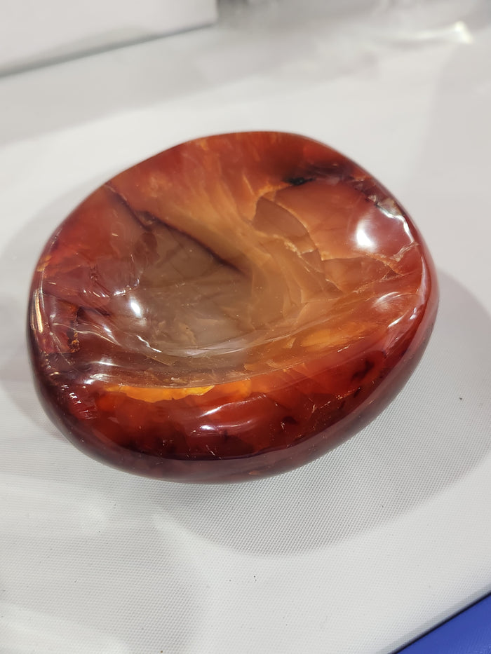 Carnelian Handmade Bowl: A Unique Blend of Beauty, Spirituality, and Functionality | Home Decor - Shwasam