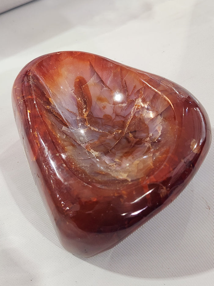 Carnelian Handmade Bowl: Elevate Your Space with Beauty and Positive Energy | Reiki/Chakra/Healing | Home Decor - Shwasam