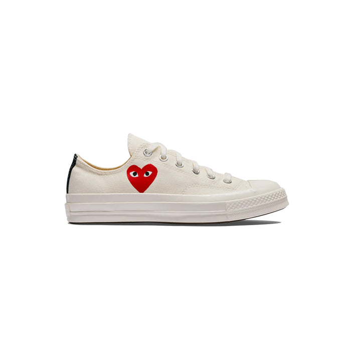 CDG Play Converse CHUCK 70 OX, Milk