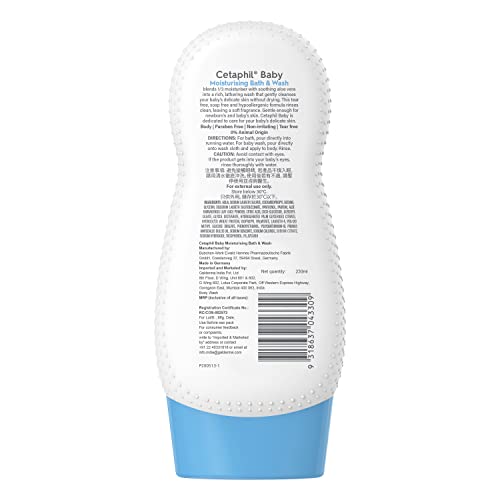 Cetaphil Baby Moisturising Bath & Wash -230ml