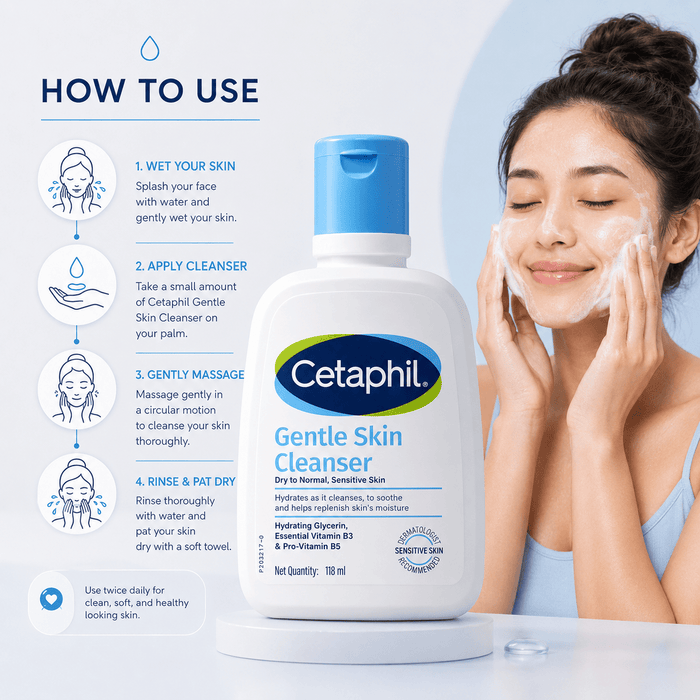 Cetaphil Gentle Skin Cleanser 118 ml - Cosmosentials