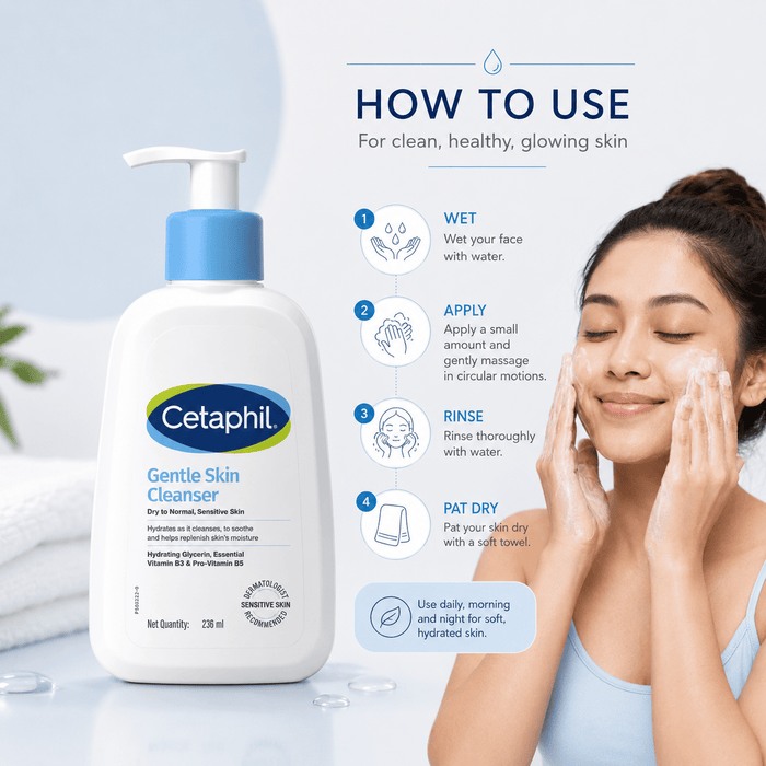 Cetaphil Gentle Skin Cleanser 236 ml - Cosmosentials