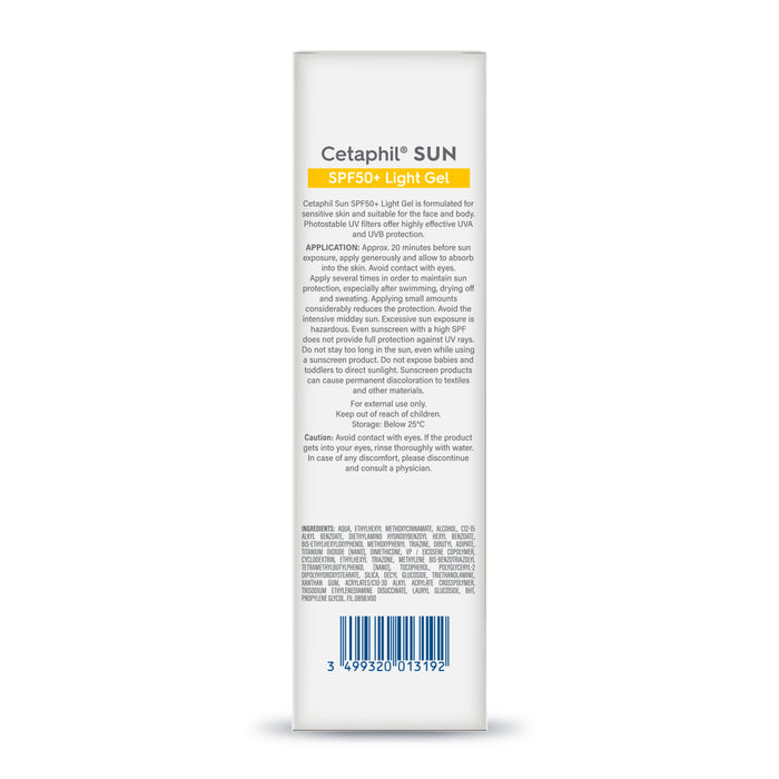 Cetaphil Sun SPF 50 Very High Protection Light Gel 50ml