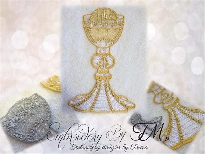 Chalice FSL / two sizes / 5x7 and 4x4 hoop