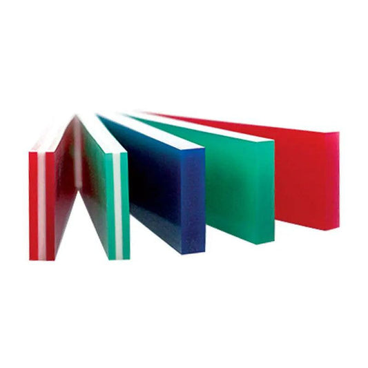 Chromaline 65/90/65 Red-White-Red Triple Duro Squeegee 2"x3/8"x12' Roll