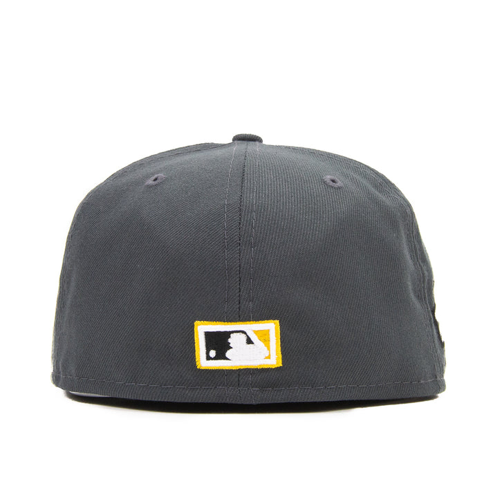 Cincinnati Reds 75 World Series Commissioner Fitted Cap (Dark Grey)