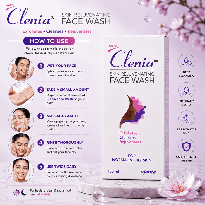Clenia Skin Rejuvenating Face Wash - Cosmosentials
