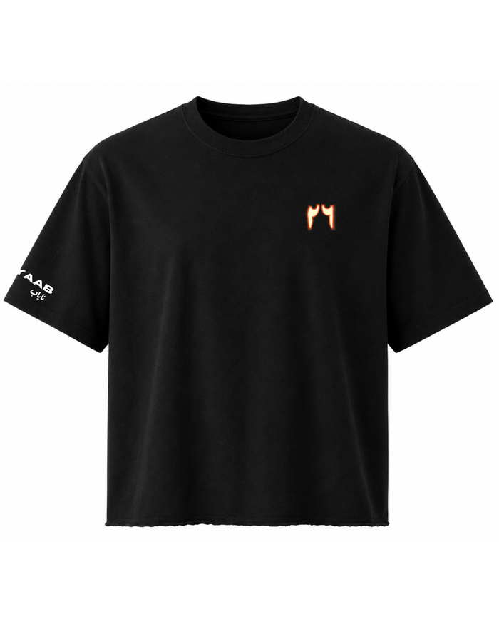 Club '26 Black Cropped Tee