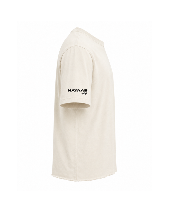 Club '26 Off White Cropped Tee
