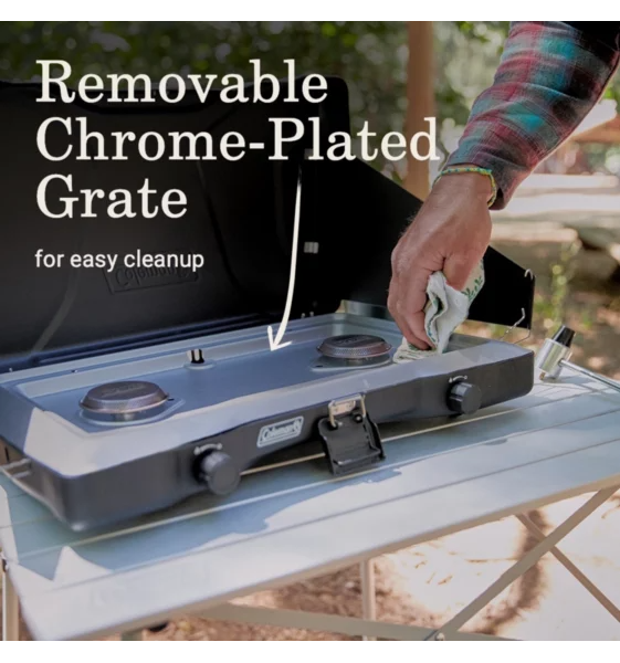 Coleman Triton 2-Burner Propane Camping Stove