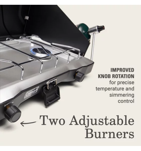 Coleman Triton 2-Burner Propane Camping Stove