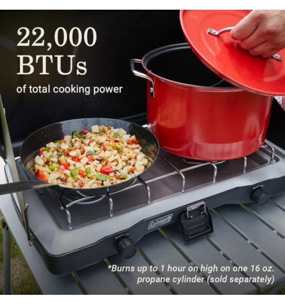 Coleman Triton 2-Burner Propane Camping Stove