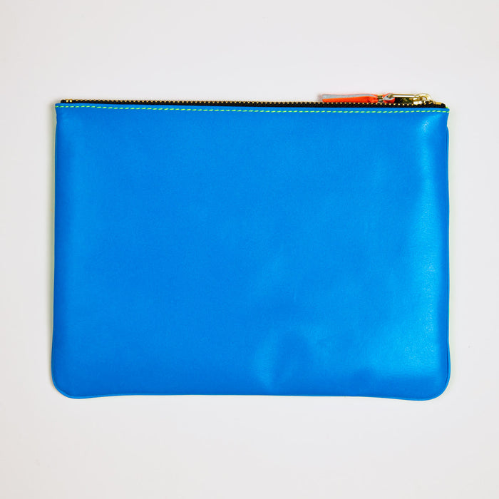Comme des Garçons WALLET SA5100SF SUPER FLUO, Blue/Green