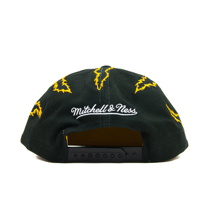 Corporate x Mitchell & Ness Seek Anniversary Snapback (Black/Citrine)