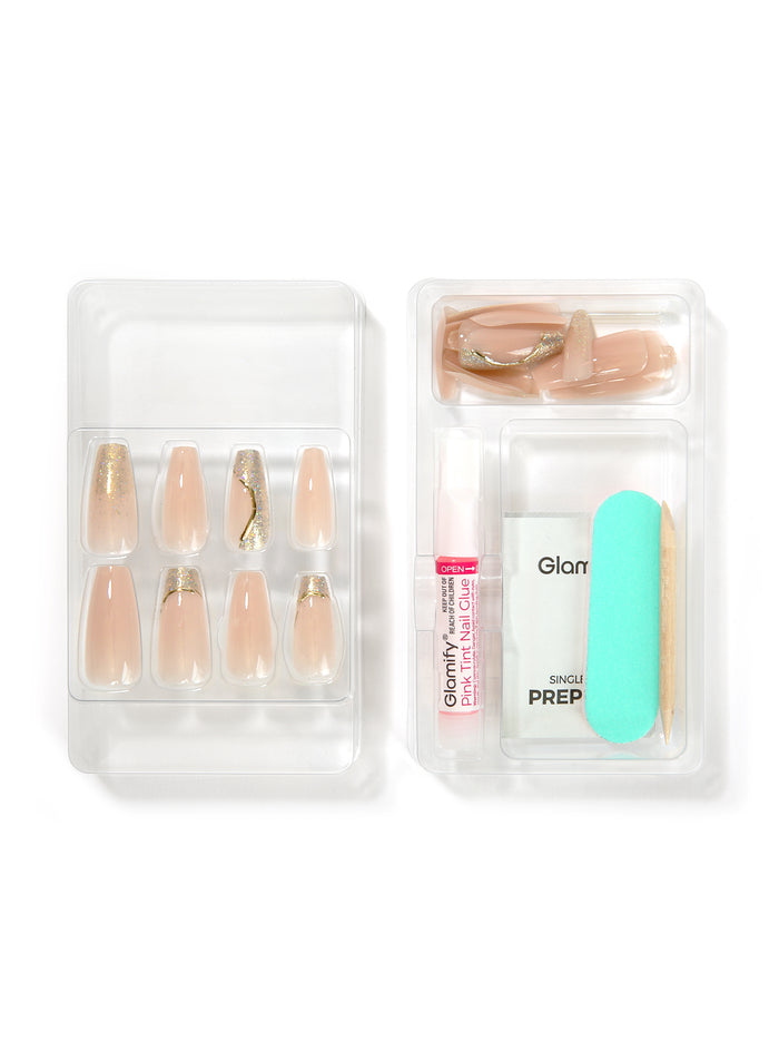 Couture Press On Nails - ntct-05-coffin-long