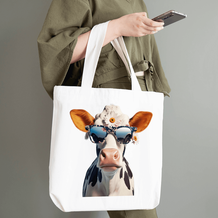 Cow with Glasses Design - HeatPressNation