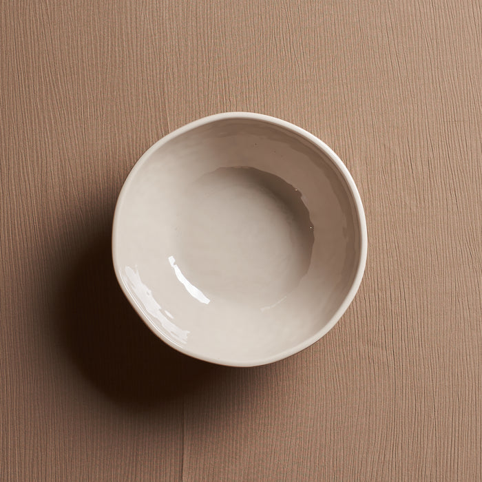 Cream Large Bowl
