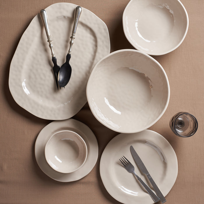 Cream Large Serving Platter