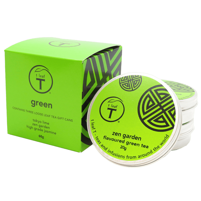 Cube - green front view | loose leaf tea New Zealand | t leaf T