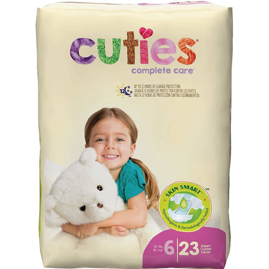Cuties Complete Care Baby Diapers, Size 6 - CR6001-Pack - LL Medico