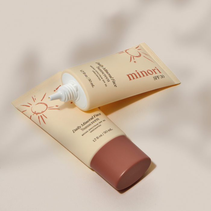 Minori-Daily Mineral Sunscreen Broad Spectrum Spf 30-Sun Care-MinoriSunscreenGroupShot-The Detox Market |