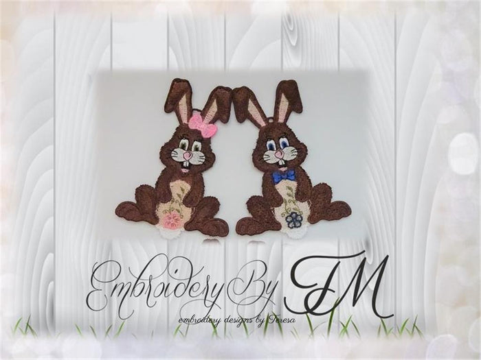 Decoration rabbit 4x4 hoop