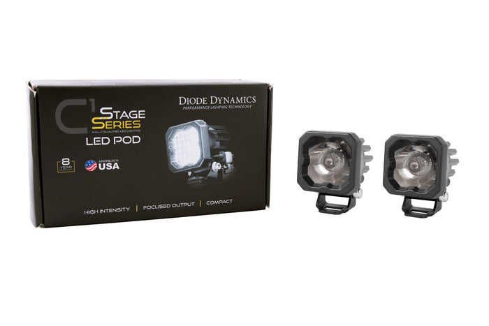 Diode Dynamics SSC1 White Pro LED Pod (Pair)