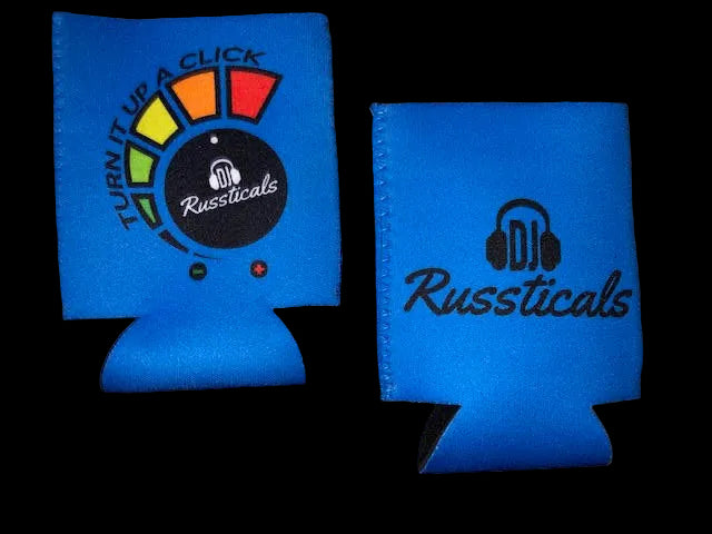 DJ Russticals "TURN IT UP A CLICK" KOOZIE
