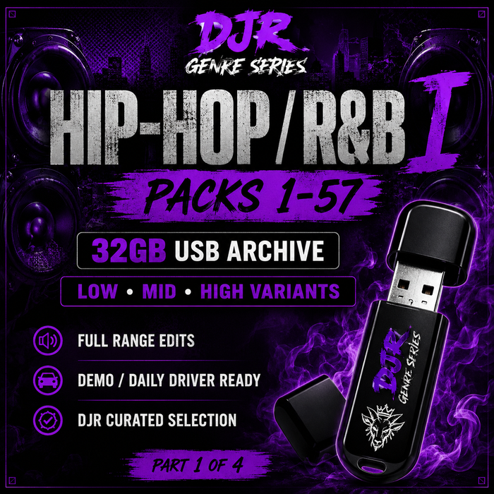 GENRE SERIES HIP-HOP/R&B #1 Packs 1-57 (low mid high) / No Lanyard