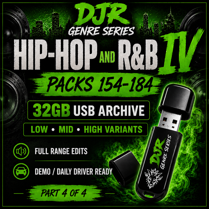 GENRE SERIES HIP-HOP/R&B #4 Packs 154-190 (low mid high) / No Lanyard
