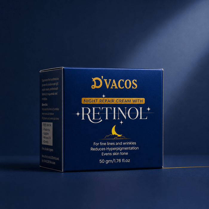 D’VACOS Night Repair Cream with Retinol - Cosmosentials