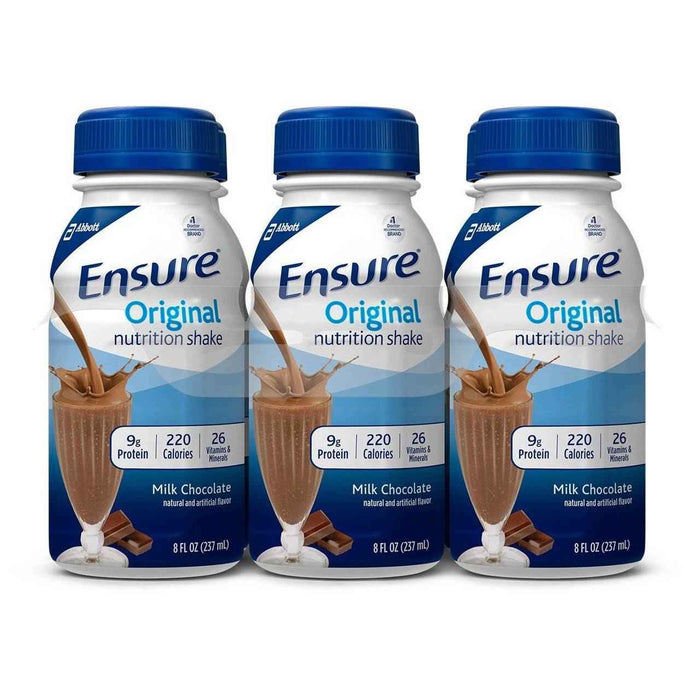 Ensure Original Nutritional Shake, Milk Chocolate, 8 oz Bottle, CS/24 - 57231-Case - LL Medico