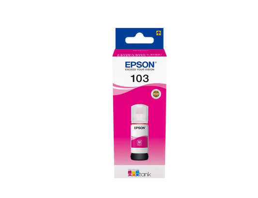 Packaging of Epson 103 EcoTank Magenta Original Ink Bottle