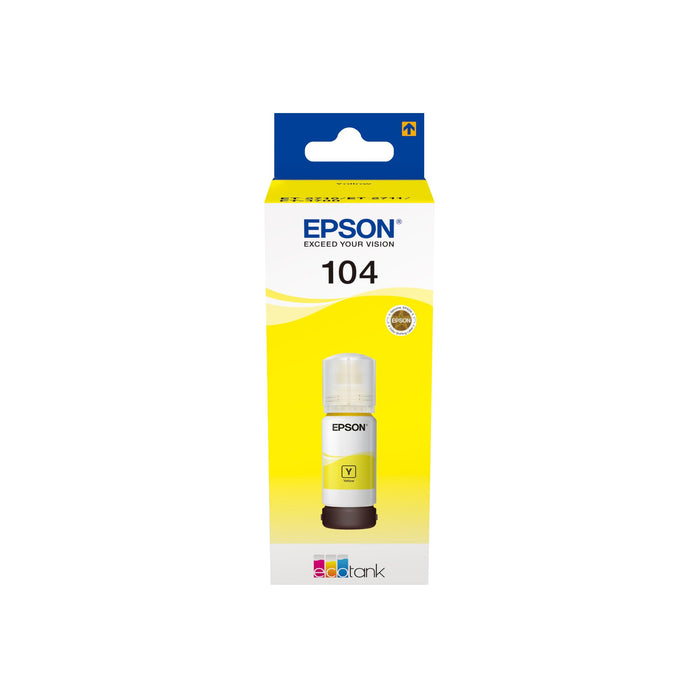 Epson 104 Ecotank Ink - Yellow