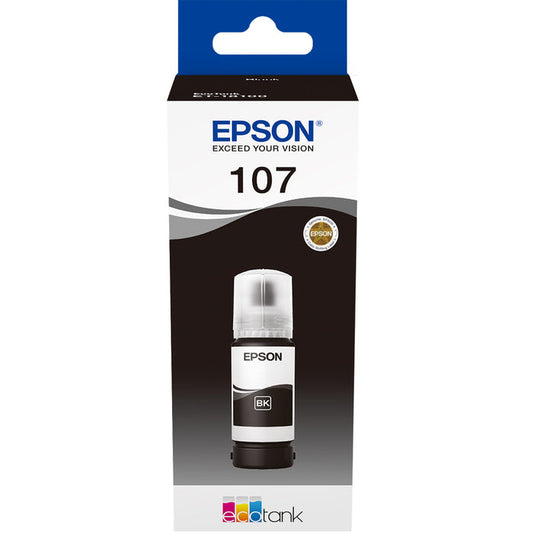 Epson 107 Black Ink Bottle - C13T09B140