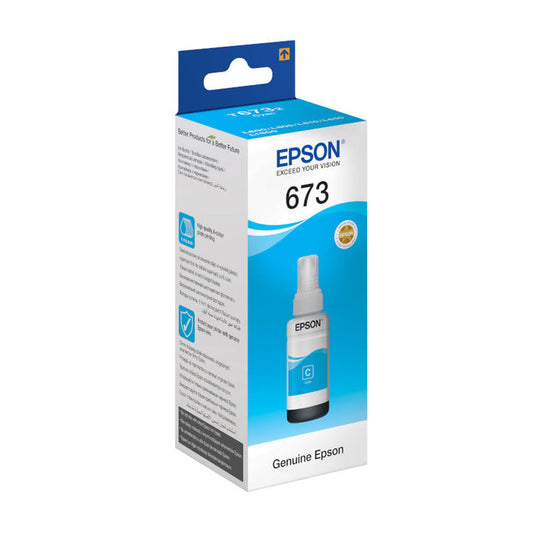 Epson 673 EcoTank Cyan Original Ink - T67324A